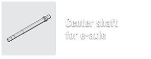 Center shaft for e-axle