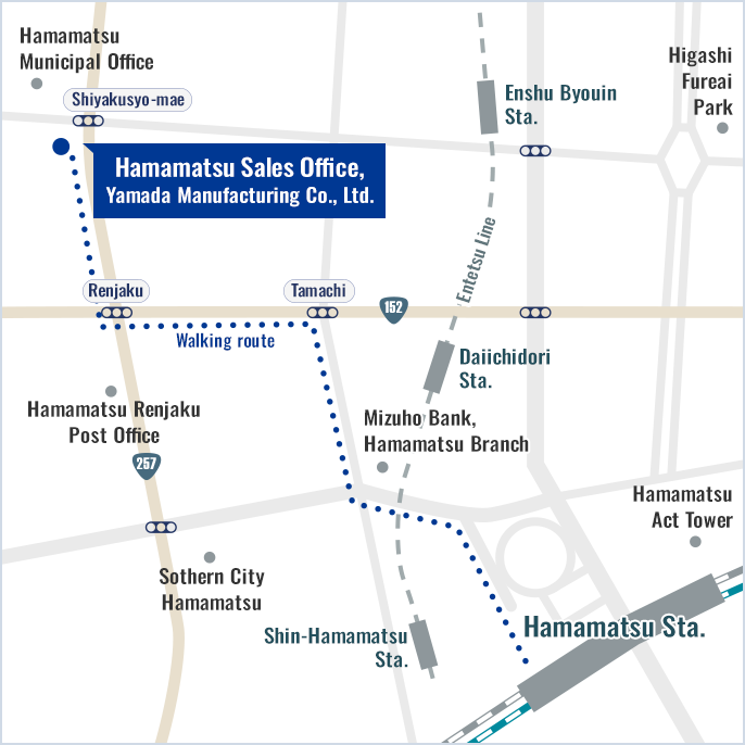 Hamamatsu Sales Office | Business Sites | Company Information 