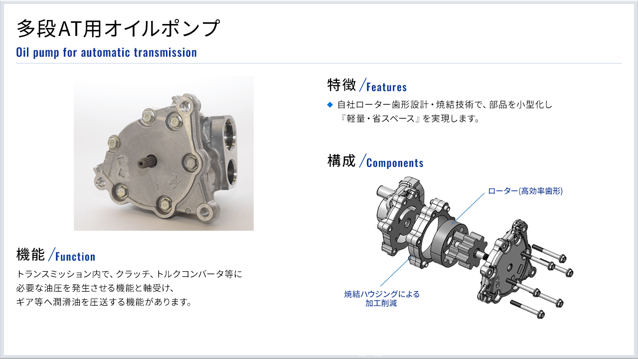 AT用オイルポンプ